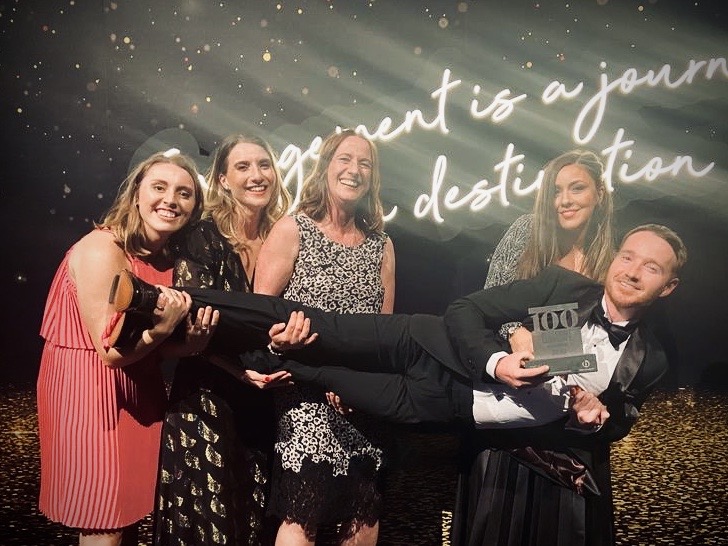 Peak celebrates placing in the Sunday Times 100 Best Small Companies to Work For list