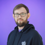 Portrait of author Simon Spavound